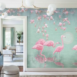Панно Affresco Wallpaper Part 1 Flamingo AB134-COL4 2x2,68 м