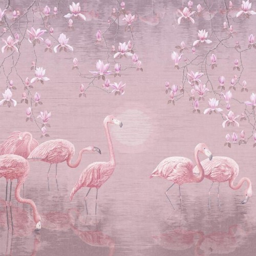 Панно Affresco Wallpaper Part 1 Flamingo AB134-COL5 2x2,68 м