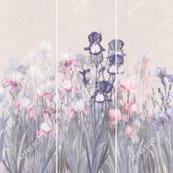Панно Affresco Wallpaper Part 1 Irises AB119-COL2 2x2,01 м