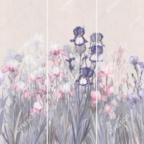 Панно Affresco Wallpaper Part 1 Irises AB119-COL2 2x2,01 м Панно Affresco Wallpaper Part 1 Irises AB119-COL2 2x2,01 м