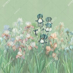 Панно Affresco Wallpaper Part 1 Irises AB119-COL5 2x2,01 м