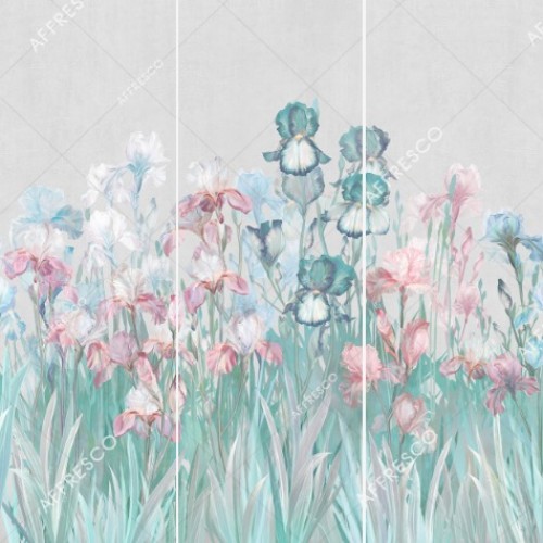 Панно Affresco Wallpaper Part 1 Irises AB119-COL6 2x2,01 м