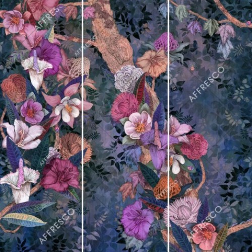Панно Affresco Wallpaper Part 1 On the Tree Branches AB129-COL2 2x2,01 м