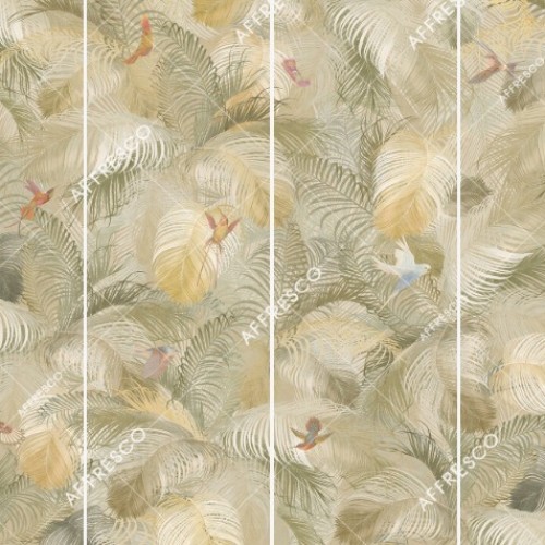 Панно Affresco Wallpaper Part 1 Birds Morning AB132-COL2 2x2,68 м