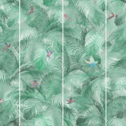 Панно Affresco Wallpaper Part 1 Birds Morning AB132-COL6 2x2,68 м