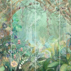Панно Affresco Wallpaper Part 1 Unreal Forest AB140-COL2 2x2,68 м