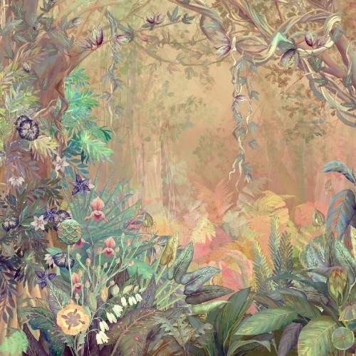 Панно Affresco Wallpaper Part 1 Unreal Forest AB140-COL4 2x2,68 м