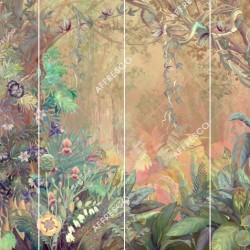 Панно Affresco Wallpaper Part 1 Unreal Forest AB140-COL4 2x2,68 м