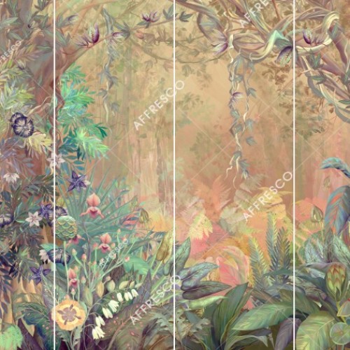 Панно Affresco Wallpaper Part 1 Unreal Forest AB140-COL4 2x2,68 м