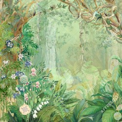Панно Affresco Wallpaper Part 1 Unreal Forest AB140-COL5 2x2,68 м