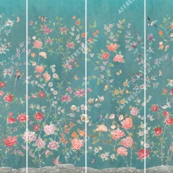 Панно Affresco Wallpaper Part 1 Chinese Garden AB137-COL1 2x2,68 м, панно из нескольких рулонов