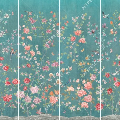 Панно Affresco Wallpaper Part 1 Chinese Garden AB137-COL1 2x2,68 м