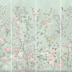 Панно Affresco Wallpaper Part 1 Chinese Garden AB137-COL5 2x2,68 м, панно из нескольких рулонов