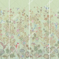Панно Affresco Wallpaper Part 1 Bird Kingdom AB136-COL2 2x2,68 м