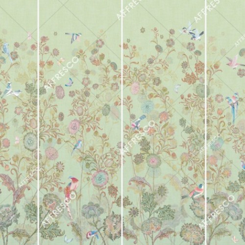Панно Affresco Wallpaper Part 1 Bird Kingdom AB136-COL2 2x2,68 м