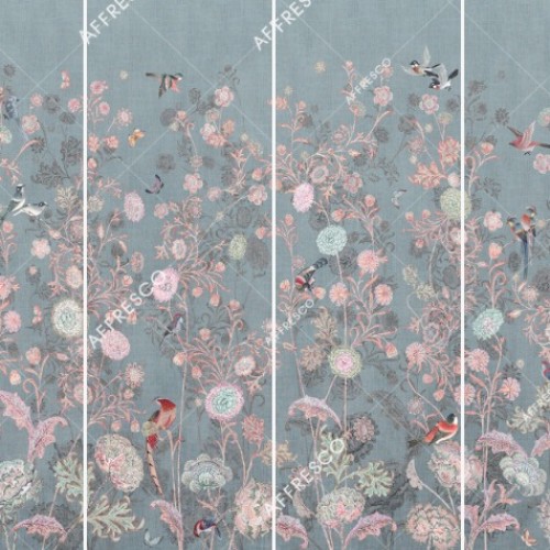 Панно Affresco Wallpaper Part 1 Bird Kingdom AB136-COL4 2x2,68 м