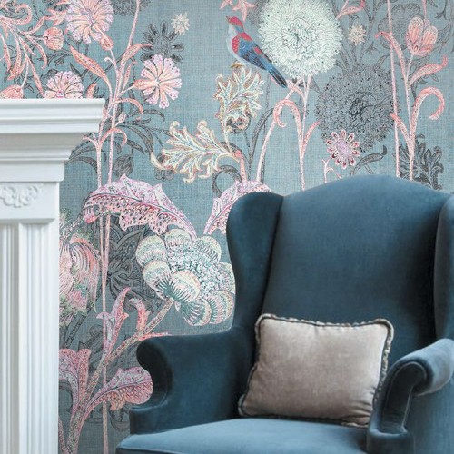 Панно Affresco Wallpaper Part 1 Bird Kingdom AB136-COL4 2x2,68 м
