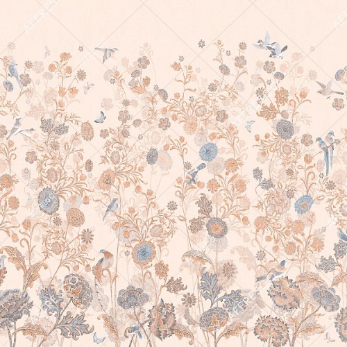 Панно Affresco Wallpaper Part 1 Bird Kingdom AB136-COL6 2x2,68 м