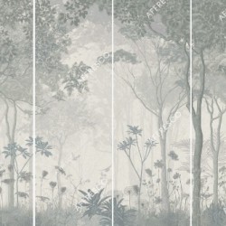 Панно Affresco Wallpaper Part 2 Morning in the Forest AB55-COL1 2x2,68 м, панно из нескольких рулонов