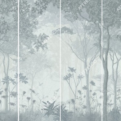 Панно Affresco Wallpaper Part 2 Morning in the Forest AB55-COL2 2x2,68 м, панно из нескольких рулонов