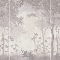 Панно Affresco Wallpaper Part 2 Morning in the Forest AB55-COL4 2x2,68 м, панно из нескольких рулонов