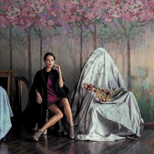 Панно Affresco Wallpaper Part 2 Spring Forest AB49-COL1 2x2,68 м