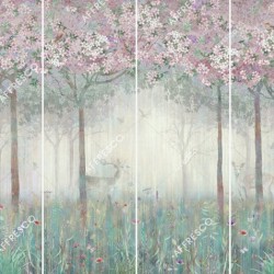 Панно Affresco Wallpaper Part 2 Spring Forest AB49-COL2 2x2,68 м