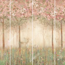 Панно Affresco Wallpaper Part 2 Spring Forest AB49-COL3 2x2,68 м