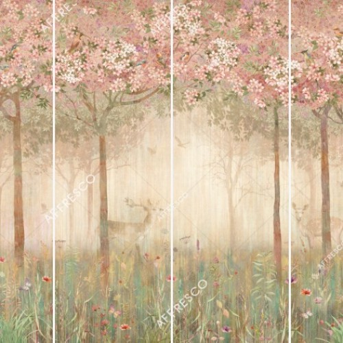 Панно Affresco Wallpaper Part 2 Spring Forest AB49-COL3 2x2,68 м