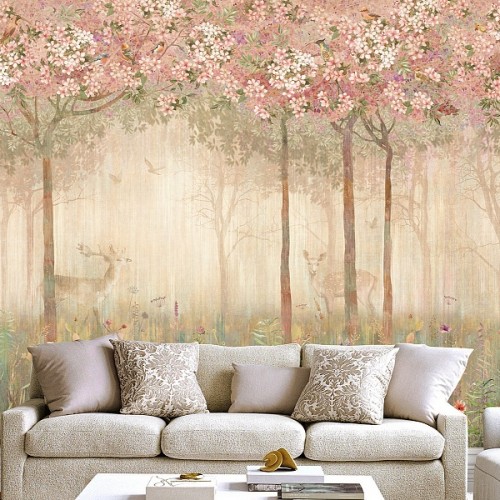 Панно Affresco Wallpaper Part 2 Spring Forest AB49-COL3 2x2,68 м
