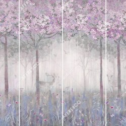 Панно Affresco Wallpaper Part 2 Spring Forest AB49-COL4 2x2,68 м