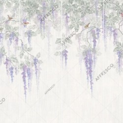 Панно Affresco Wallpaper Part 2 Wisteria in Bloom AB53-COL1 2x2,68 м