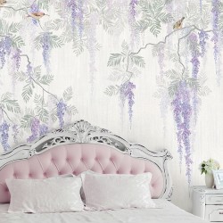 Панно Affresco Wallpaper Part 2 Wisteria in Bloom AB53-COL1 2x2,68 м