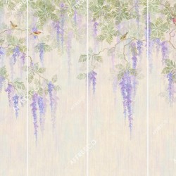 Панно Affresco Wallpaper Part 2 Wisteria in Bloom AB53-COL2 2x2,68 м