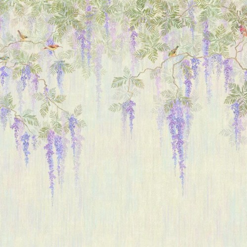 Панно Affresco Wallpaper Part 2 Wisteria in Bloom AB53-COL3 2x2,68 м Панно Affresco Wallpaper Part 2 Wisteria in Bloom AB53-COL3 2x2,68 м