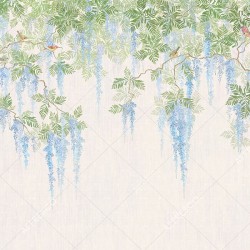 Панно Affresco Wallpaper Part 2 Wisteria in Bloom AB53-COL4 2x2,68 м