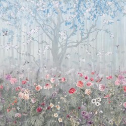 Панно Affresco Wallpaper Part 2 Blooming Woods WP42-COL3 2x2,68 м