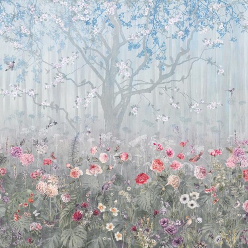 Панно Affresco Wallpaper Part 2 Blooming Woods WP42-COL3 2x2,68 м