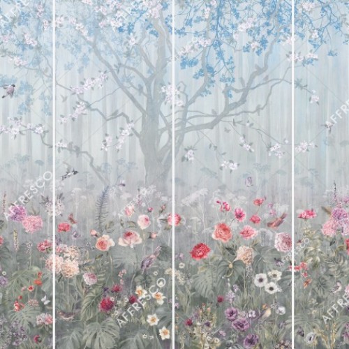 Панно Affresco Wallpaper Part 2 Blooming Woods WP42-COL3 2x2,68 м