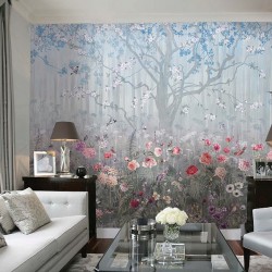 Панно Affresco Wallpaper Part 2 Blooming Woods WP42-COL3 2x2,68 м