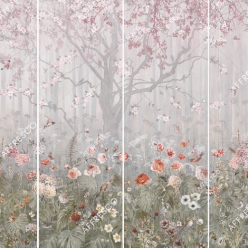 Панно Affresco Wallpaper Part 2 Blooming Woods WP42-COL4 2x2,68 м