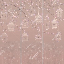 Панно Affresco Wallpaper Part 2 Butterflies JK32-COL1 2x2,01 м