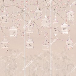 Панно Affresco Wallpaper Part 2 Butterflies JK32-COL2 2x2,01 м
