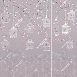 Панно Affresco Wallpaper Part 2 Butterflies JK32-COL4 2x2,01 м