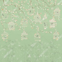 Панно Affresco Wallpaper Part 2 Butterflies JK32-COL5 2x2,01 м