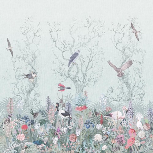 Панно Affresco Wallpaper Part 2 Birds Residence LE25-COL1 2x2,01 м