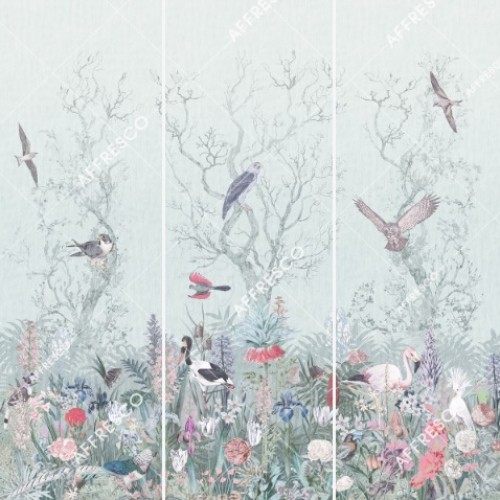 Панно Affresco Wallpaper Part 2 Birds Residence LE25-COL1 2x2,01 м