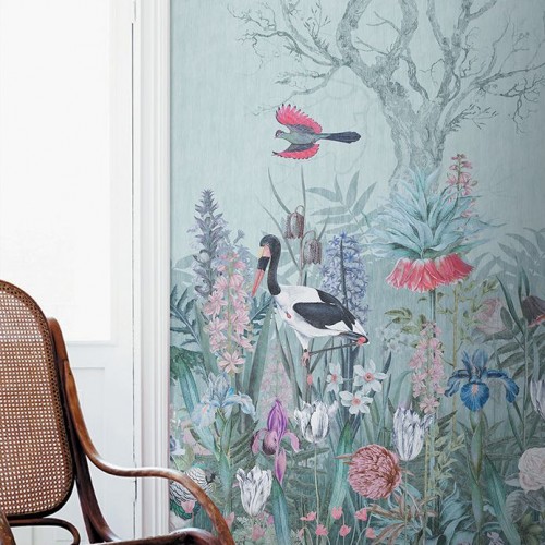 Панно Affresco Wallpaper Part 2 Birds Residence LE25-COL1 2x2,01 м