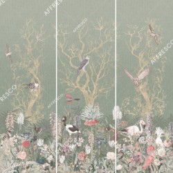 Панно Affresco Wallpaper Part 2 Birds Residence LE25-COL4 2x2,01 м