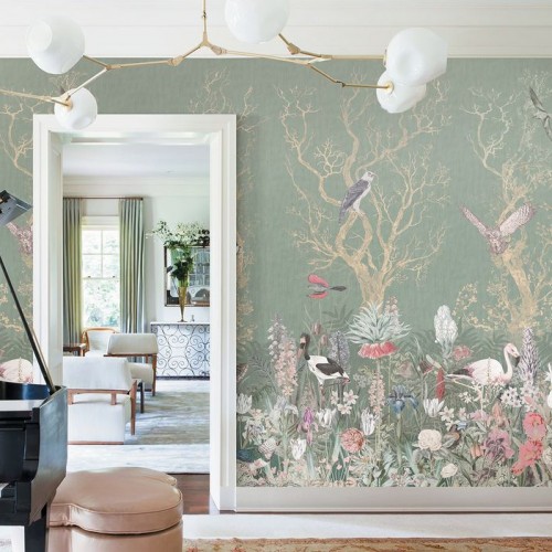 Панно Affresco Wallpaper Part 2 Birds Residence LE25-COL4 2x2,01 м